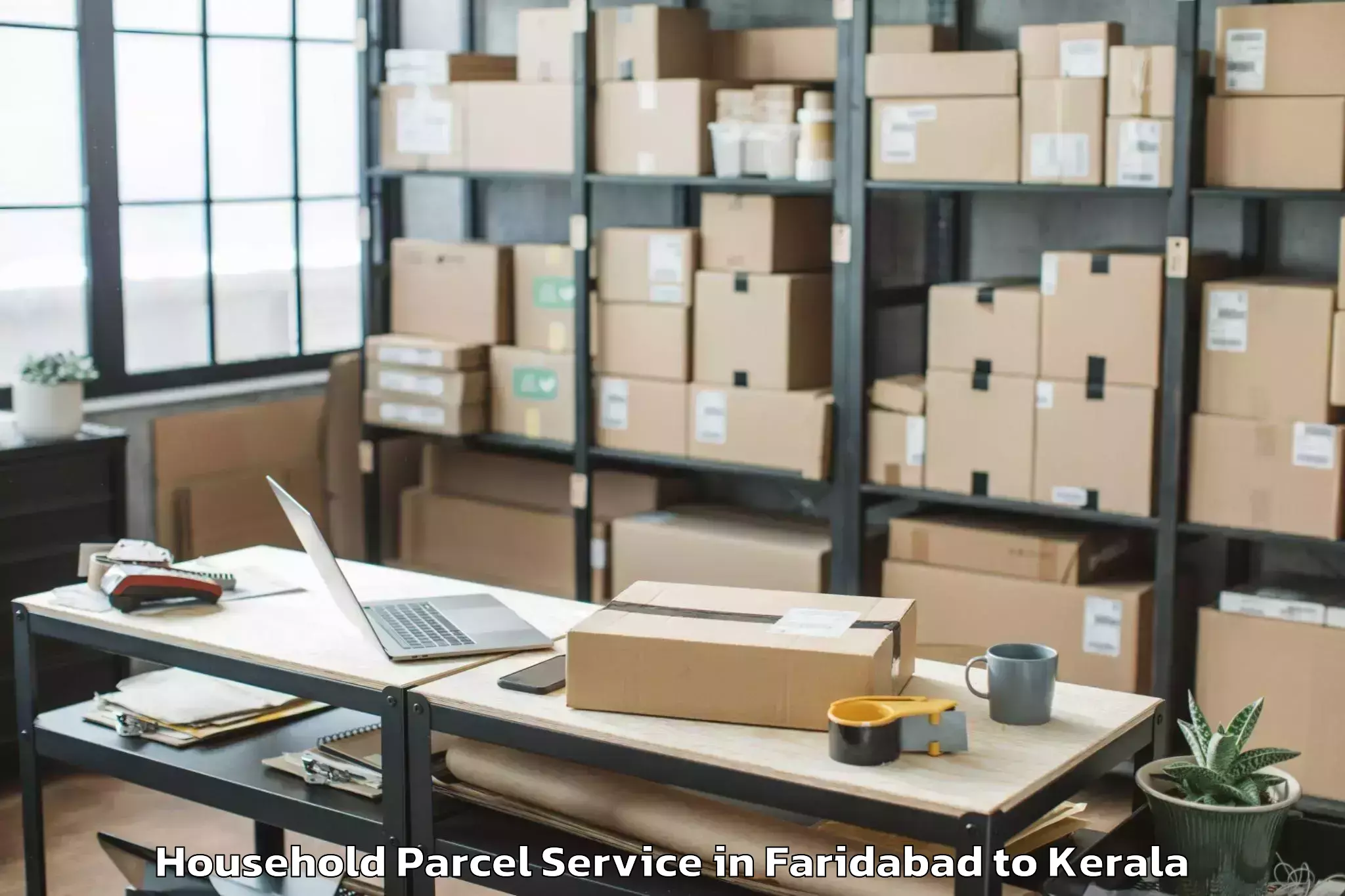 Affordable Faridabad to Karthikappally Household Parcel